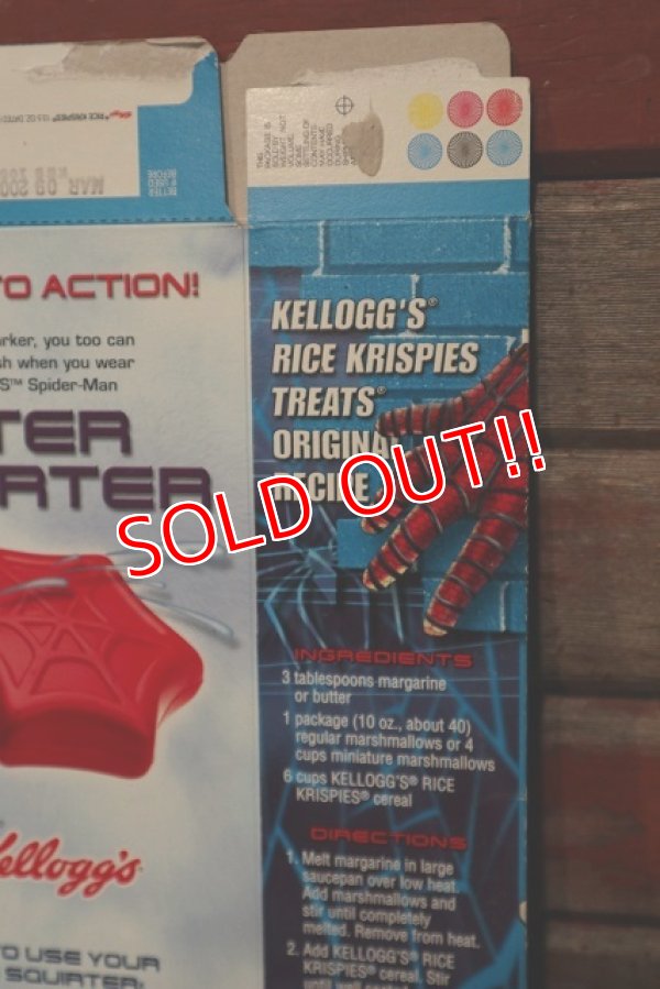 画像7: ct-220401-78 Kellogg's / RICE KRISPIES 2002 SPIDER-MAN Cereal Box