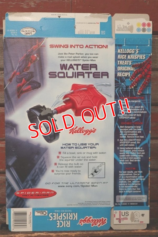 画像5: ct-220401-78 Kellogg's / RICE KRISPIES 2002 SPIDER-MAN Cereal Box