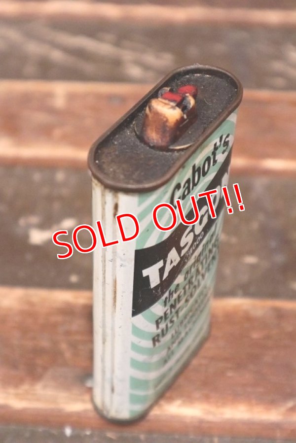 画像4: dp-220401-181 Cabot's TASGON / PENETRATING RUST-SILVENT Vintage Handy Can