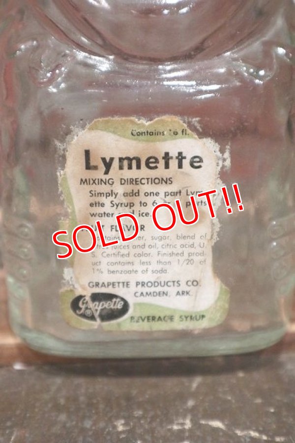 画像3: dp-220501-02 grapette Lymette / 1950's Clown Syrup Bottle 