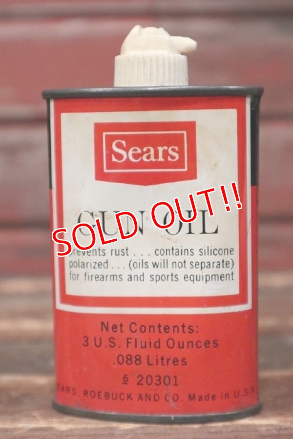 画像1: dp-220401-159 Sears / GUN OIL Vintage Handy Can