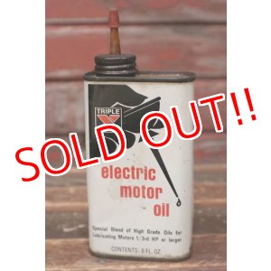 画像: dp-220401-137 TRIPLE X / electric motor oil Vintage Can