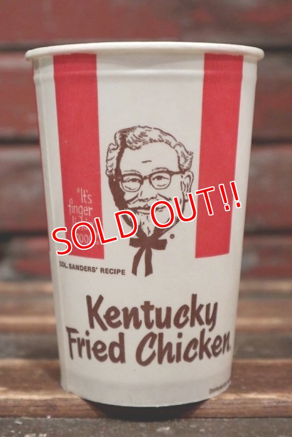画像1: dp-220401-44 Kentucky Fried Chicken(KFC) / 1960's Wax Cup