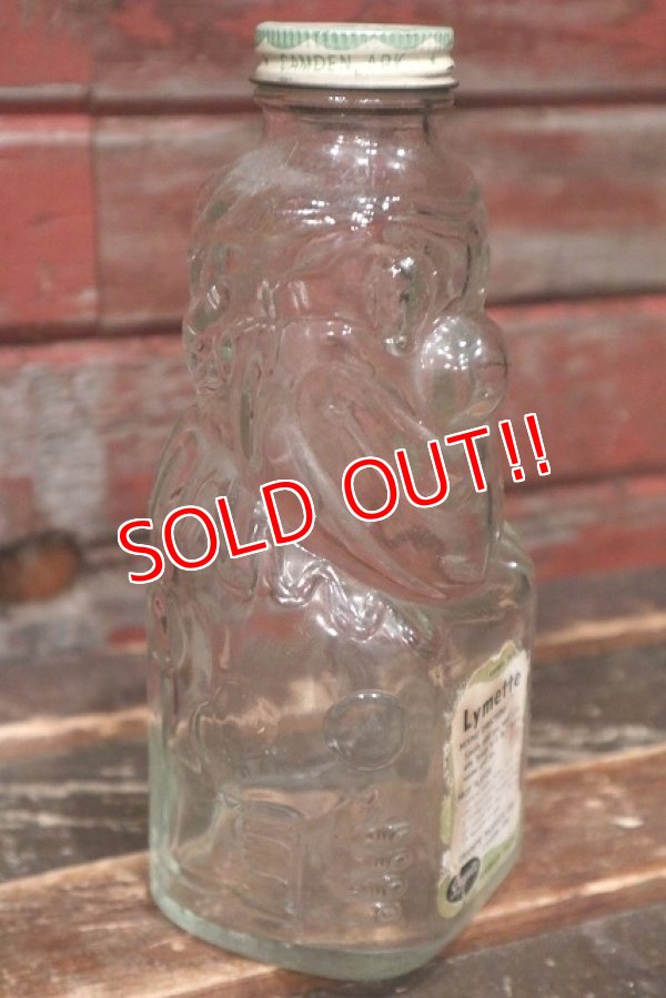 画像4: dp-220501-02 grapette Lymette / 1950's Clown Syrup Bottle 