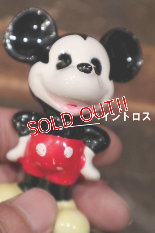 画像2: ct-220501-39 Mickey Mouse / 1980's Ceramic Figure 
