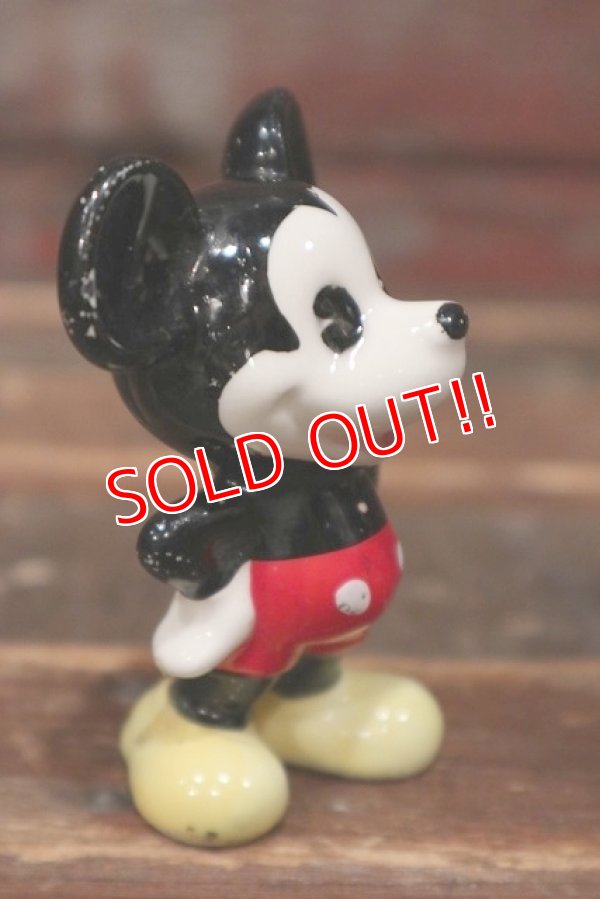 画像3: ct-220501-39 Mickey Mouse / 1980's Ceramic Figure 