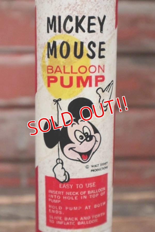画像2: ct-220501-46 Mickey Mouse / 1950's-1960's Balloon Pump