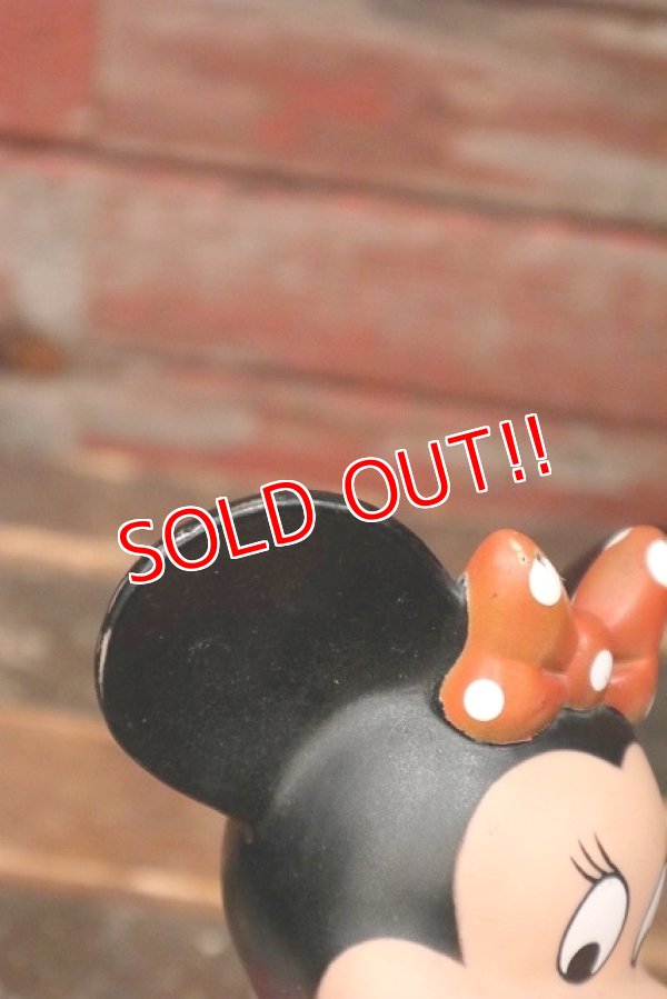 画像6: ct-220501-27 Minnie Mouse / 1980's Soft Vinyl Doll