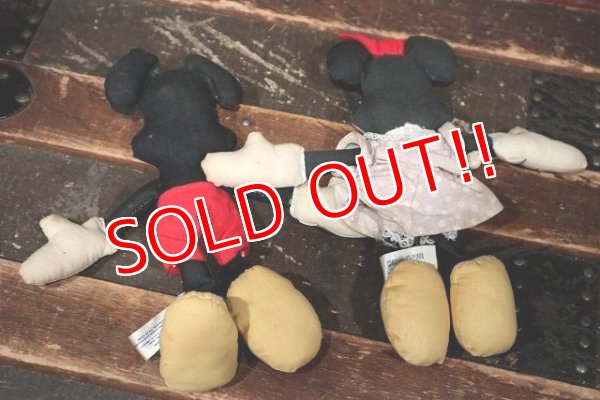 画像7: ct-220401-50 Mickey Mouse & Minnie Mouse / 1970's Rag Doll Set