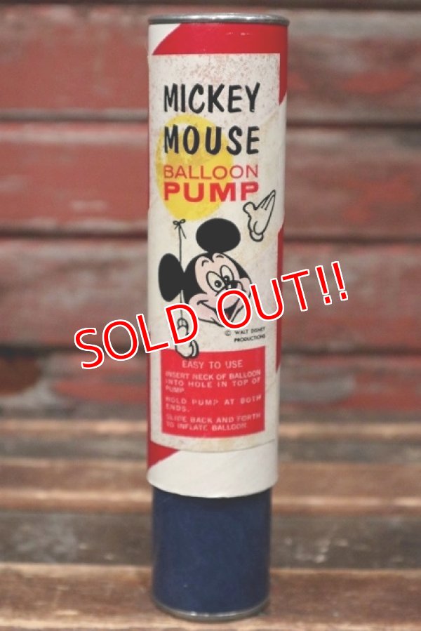 画像1: ct-220501-46 Mickey Mouse / 1950's-1960's Balloon Pump