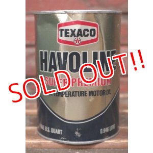 画像: dp-211210-52 TEXACO / HAVOLINE SUPER PREMIUM OIL One U.S. Quart Can
