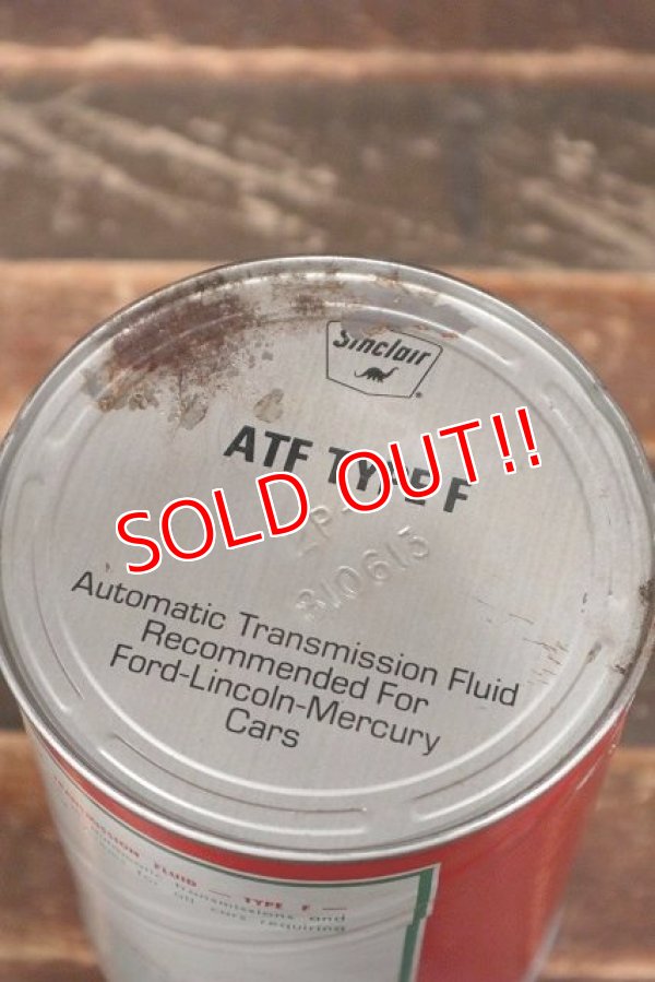 画像6: dp-220301-72 Sinclair / AUTOMATIC TRANSMISSION FLUID One U.S. Quart Can
