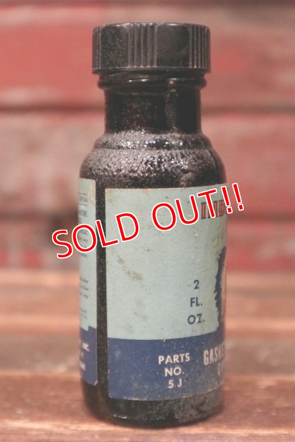 画像4: dp-220501-06 INDIAN HEAD / 1950's Gasket Shellac Compound Bottle