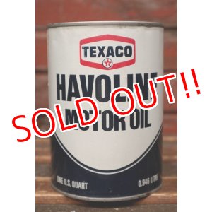 画像: dp-220401-195 TEXACO / HAVOLINE MOTOR OIL One U.S. Quart Can