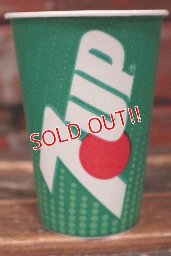 画像2: dp-220401-44 7up / 1980's-1190's Wax Paper Cup