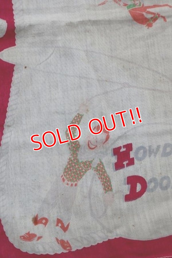 画像3: ct-220401-81 Howdy Doody / 1950's Handkerchief Bandana