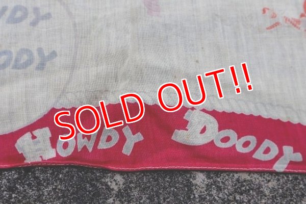 画像4: ct-220401-81 Howdy Doody / 1950's Handkerchief Bandana