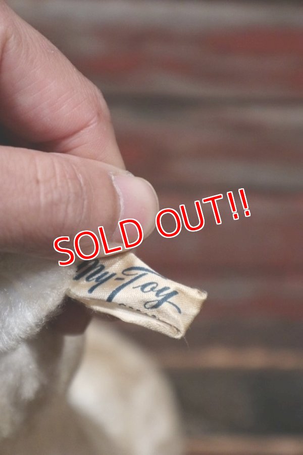 画像9: ct-220501-42 My-Toy / 1960's Squirrel Rubber Face Plush Doll