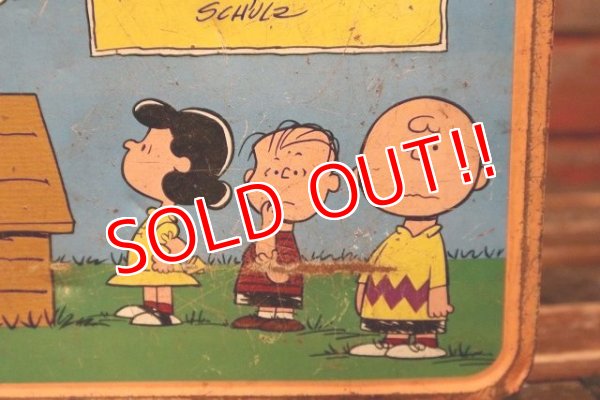 画像5: ct-220501-15 【JUNK】PEANUTS / THERMOS 1970's Metal Lunch Box