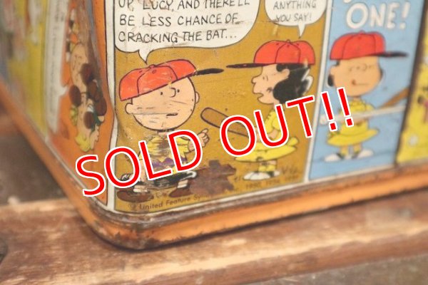 画像12: ct-220501-15 【JUNK】PEANUTS / THERMOS 1970's Metal Lunch Box