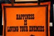 画像2: ct-220501-06 PEANUTS / 1960's Snoopy Banner "Happiness is Loving Your Enemies"