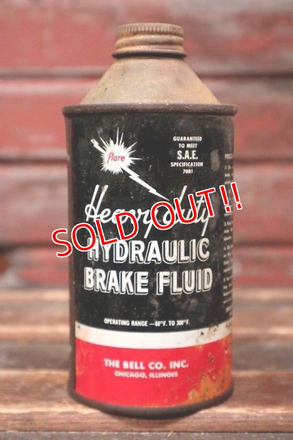 画像1: dp-220401-186 Flare / Heavy Duty HYDRAULIC BRAKE FLUID 12 FL.OZ. Can