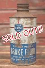 画像: dp-220401-187 Blue CREST / HEAVY DUTY HYDRAULIC BRAKE FLUID 12 FL.OZ. Can