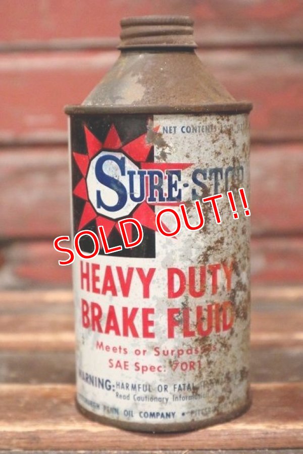 画像1: dp-220401-182 SURE-STOP / HEAVY DUTY BRAKE FLUID 12 FL.OZ. Can