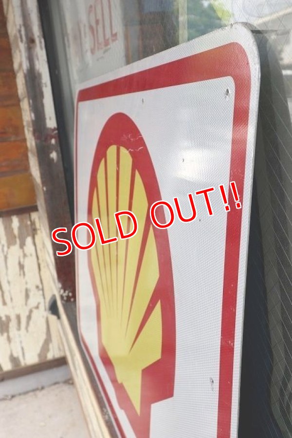 画像7: dp-220401-81 SHELL / Gas Station Road Sign