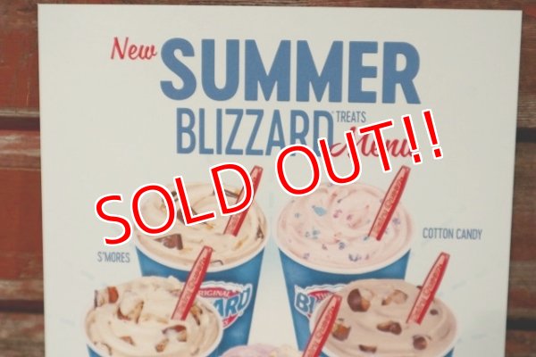 画像2: dp-220401-28 Dairy Queen / Store Menu Card Sign 2018 "SUMMER BLIZZARD"