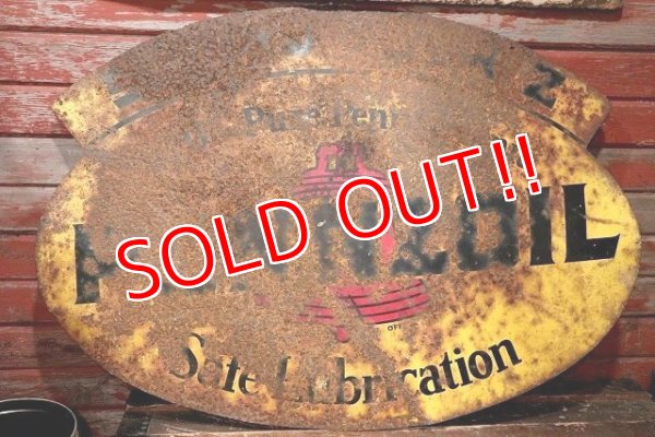 画像7: dp-220501-15 PENNZOIL / 1950's Metal Sign