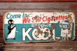 画像1: dp-220501-19 KOOL / 1960's Metal Sign