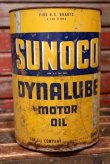 画像2: dp-220501-71 SUNOCO DYNALUBE / 1940's 5 U.S. QUART Motor Oil Can