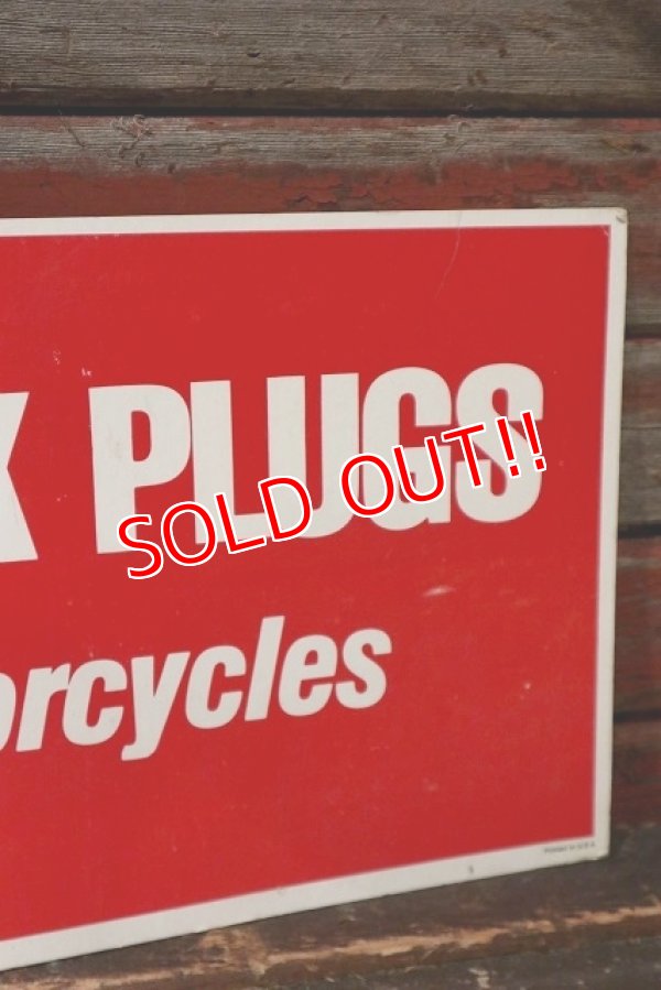 画像4: dp-220501-74 CHAMPION / SPARK PLUGS Vintage Paper Sign