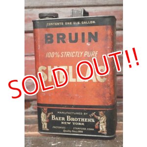 画像: dp-220501-73 BAER BROTHERS BRUIN SHELLAC / 1 U.S. GALLONS Can