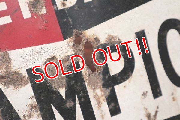 画像5: dp-220501-74 CHAMPION / SPARK PLUGS 1950's Metal Sign