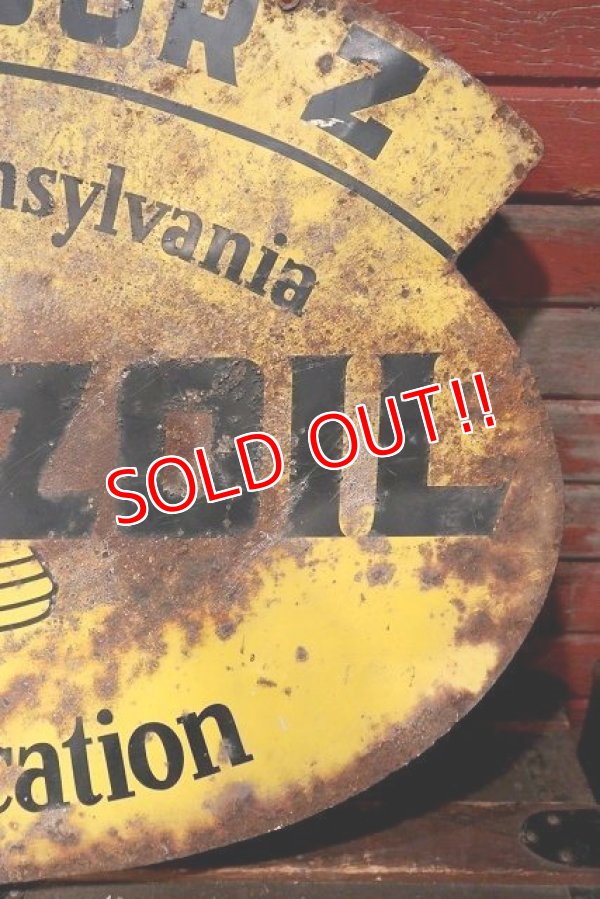 画像3: dp-220501-15 PENNZOIL / 1950's Metal Sign