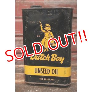 画像: dp-220501-33 Dutch Boy / 1960's LINSEED OIL Can