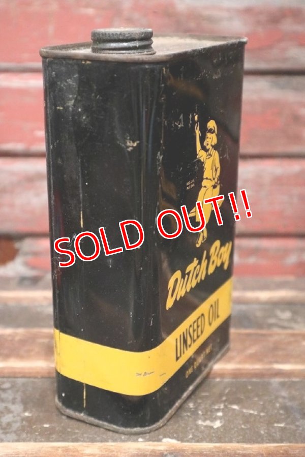 画像5: dp-220501-33 Dutch Boy / 1960's LINSEED OIL Can