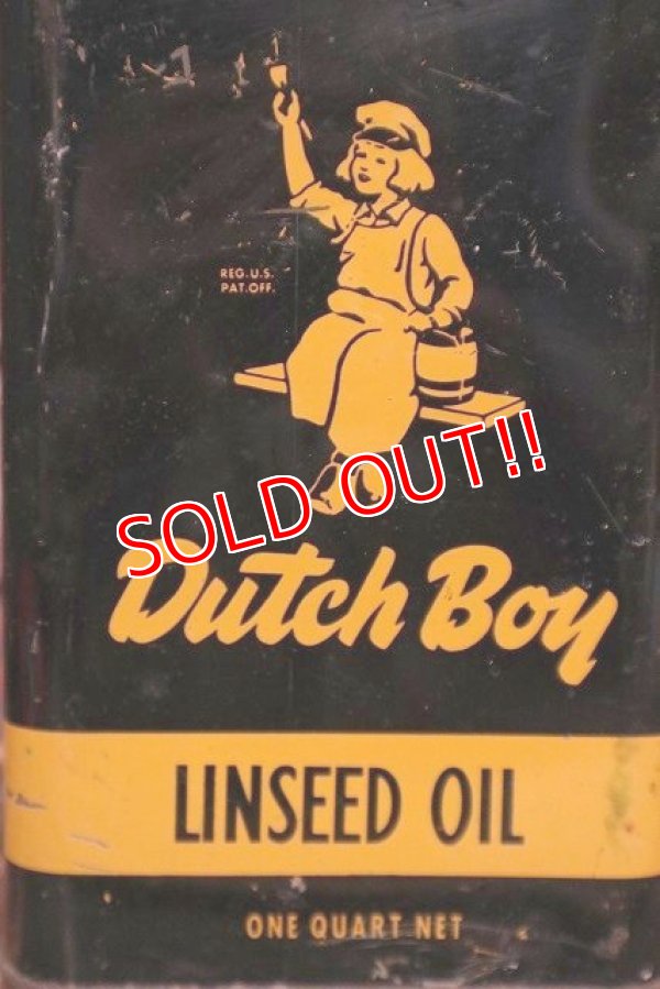 画像2: dp-220501-33 Dutch Boy / 1960's LINSEED OIL Can