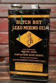 画像1: dp-220501-34 DUTCH BOY / 1940's LEAD MIXING OIL ONE GALLON Can