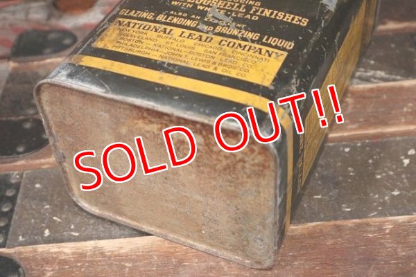 画像7: dp-220501-16 DUTCH BOY / 1940's FLATTING OIL ONE GALLON Can