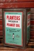 画像1: ct-220501-50 PLANTERS / MR.PEANUT 1960's NOVALA PEANUT OIL 5 GALLONS Can