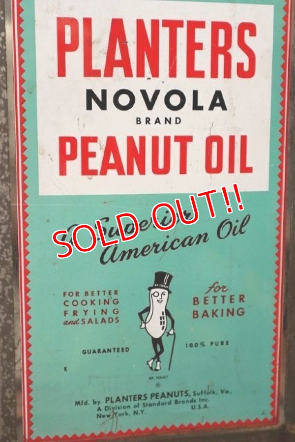 画像5: ct-220501-50 PLANTERS / MR.PEANUT 1960's NOVALA PEANUT OIL 5 GALLONS Can