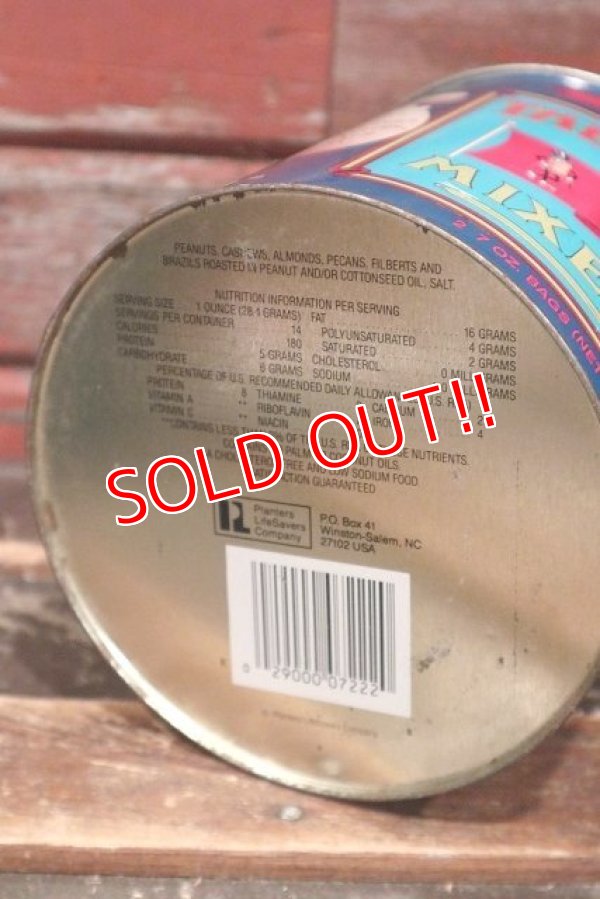 画像8: ct-220501-59 PLANTERS / MR.PEANUT MIXED NUTS 1989 Limited Edition Can
