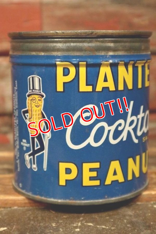 画像1: ct-220501-61 PLANTERS / MR.PEANUT 1950's-1960's Can