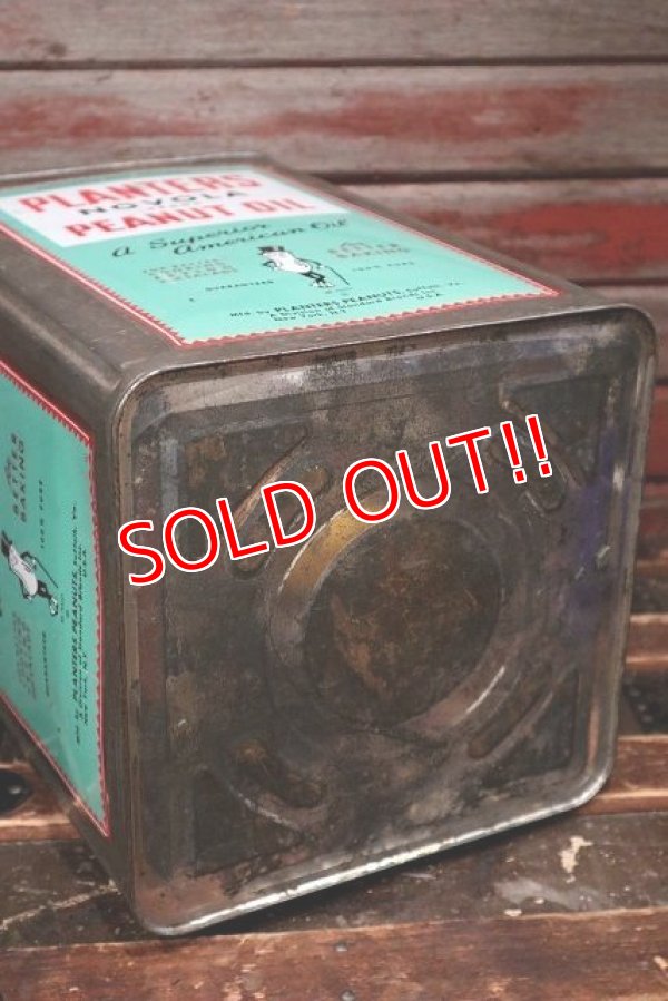 画像11: ct-220501-50 PLANTERS / MR.PEANUT 1960's NOVALA PEANUT OIL 5 GALLONS Can