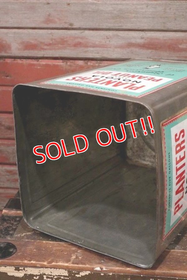 画像9: ct-220501-50 PLANTERS / MR.PEANUT 1960's NOVALA PEANUT OIL 5 GALLONS Can