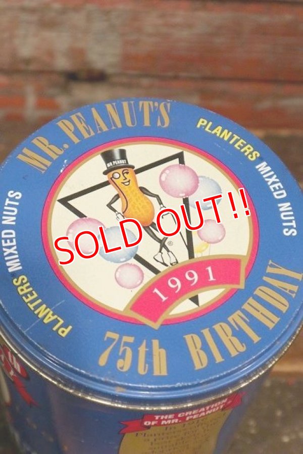 画像6: ct-220501-60 PLANTERS / MR.PEANUT MIXED NUTS 1991 75th BIRTHDAY Can