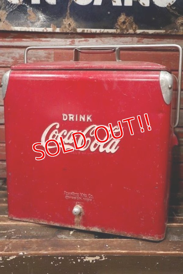 画像1: dp-220501-51 Coca-Cola / TEMPRITE MFG. Co. 1950's Cooler Box